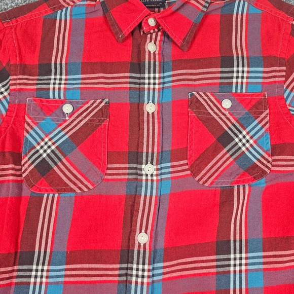 Polo Ralph Lauren Red Plaid Relaxed Fit Button Down Shirt M/M Medium Men's - Picture 4 of 7